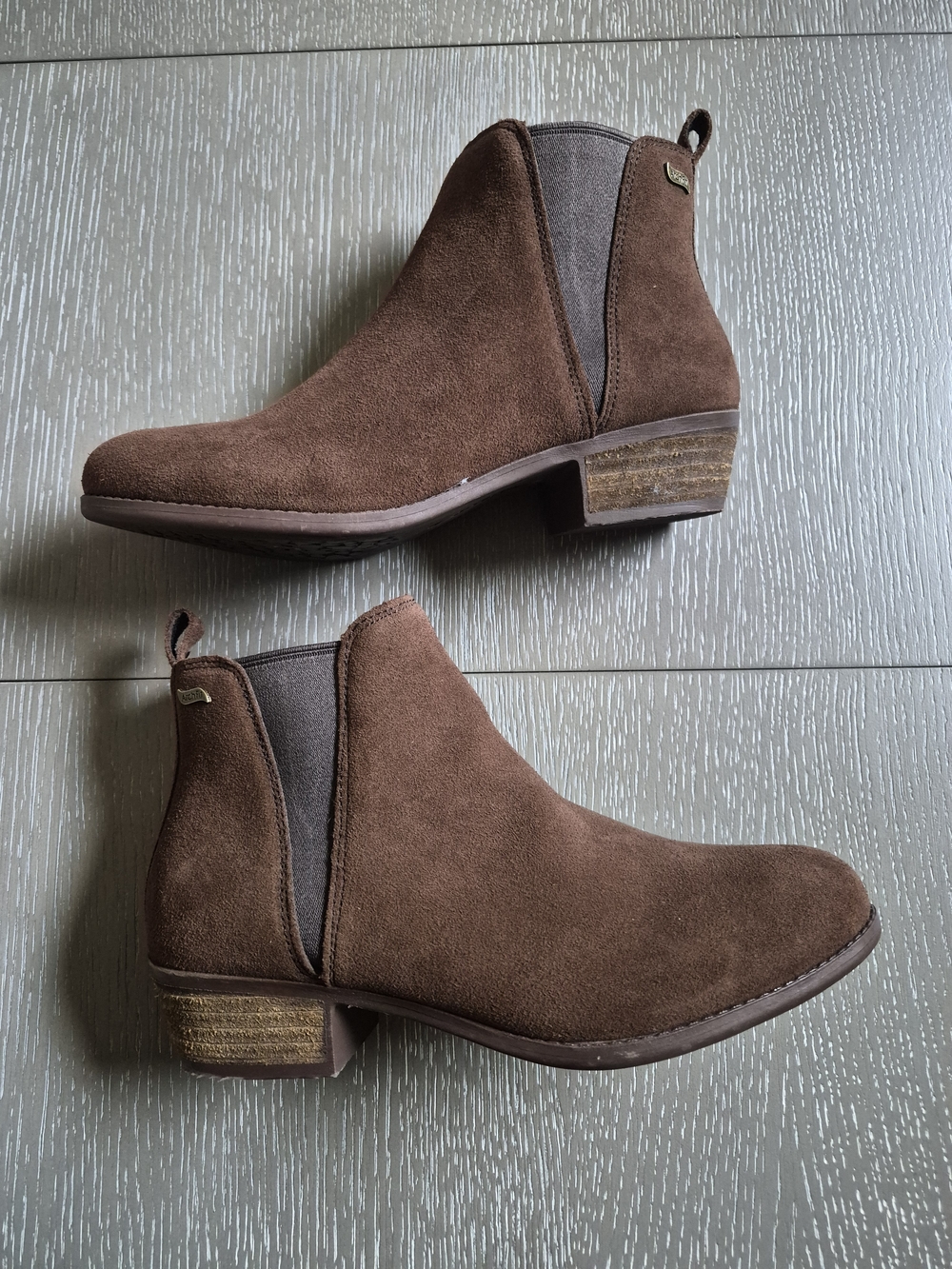 Skechers Women’s Brown Suede Ankle Booties